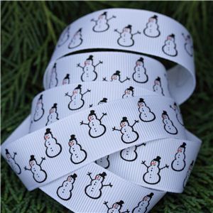 Christmas Ribbon - Snowmen